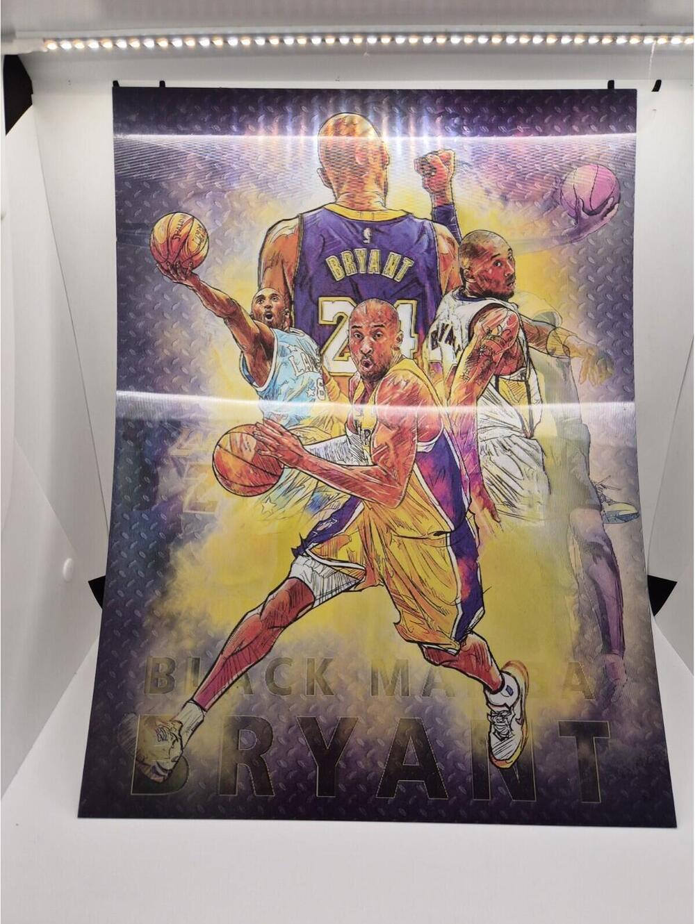 Kobe Image Changing 3D Holographic Lenticular Basketball Poster